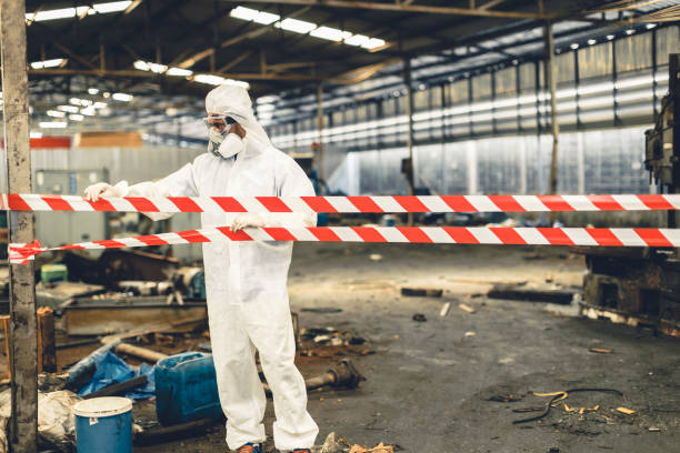 Professional Biohazard technician working in East Setauket, NY